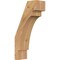 Ekena Millwork 5 1/2"W x 12"D x 24"H Merced Smooth Knee Brace, Western Red Cedar BRC06X12X24MRC00SWR - alternate 1